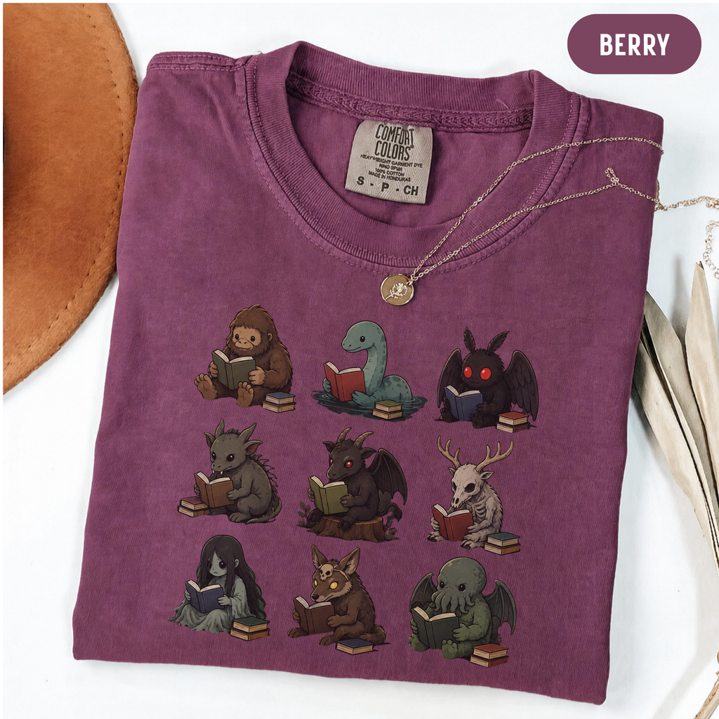 Cryptid Book Lover Shirt