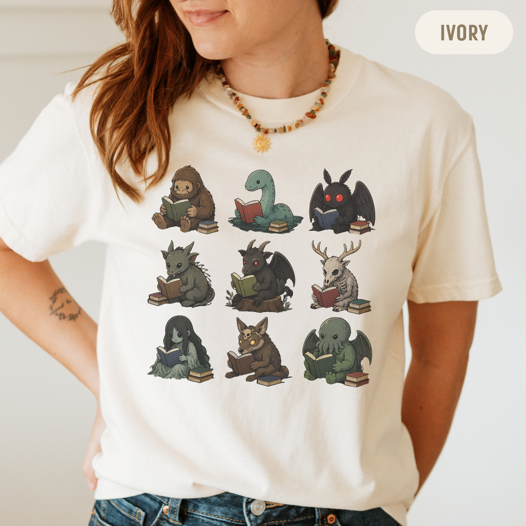 Cryptid Book Lover Shirt