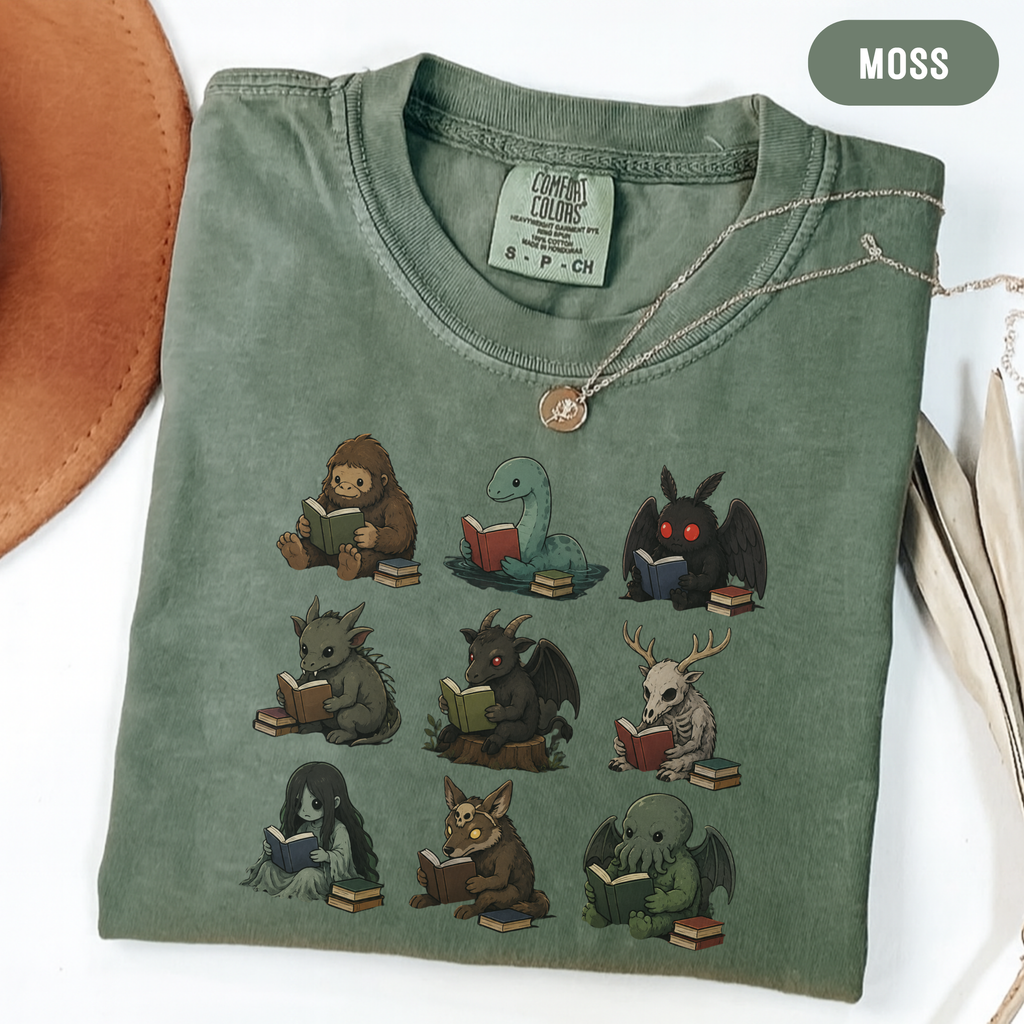 Cryptid Book Lover Shirt