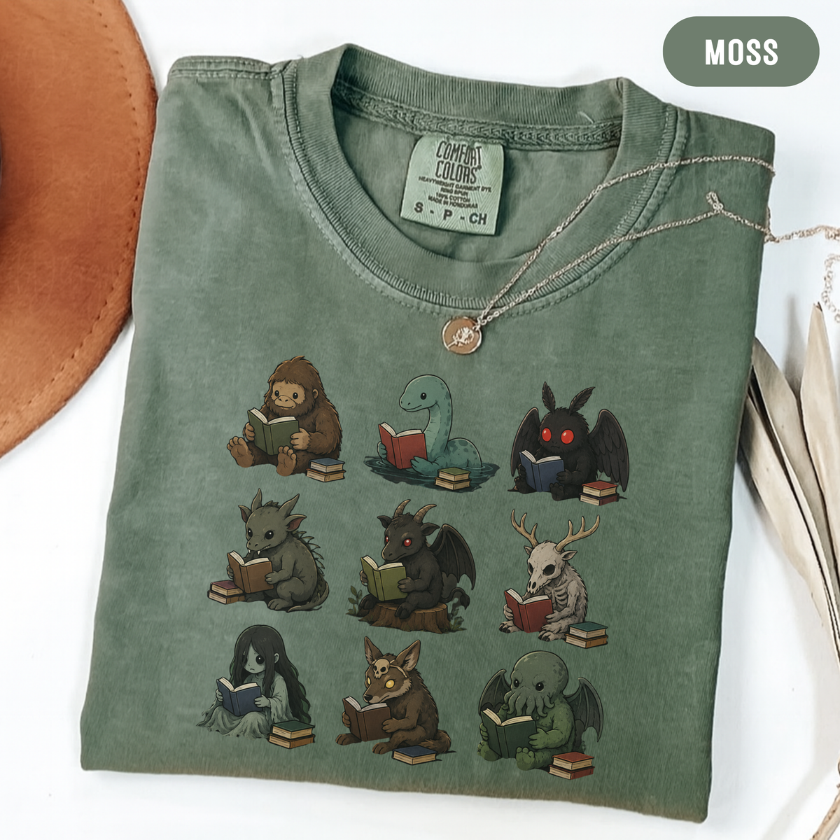 Cryptid Book Lover Shirt