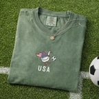 USA Soccer Goose embroidered shirt – Moss lifestyle
