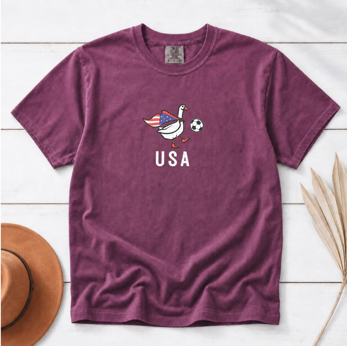 Embroidered USA Soccer Goose Shirt