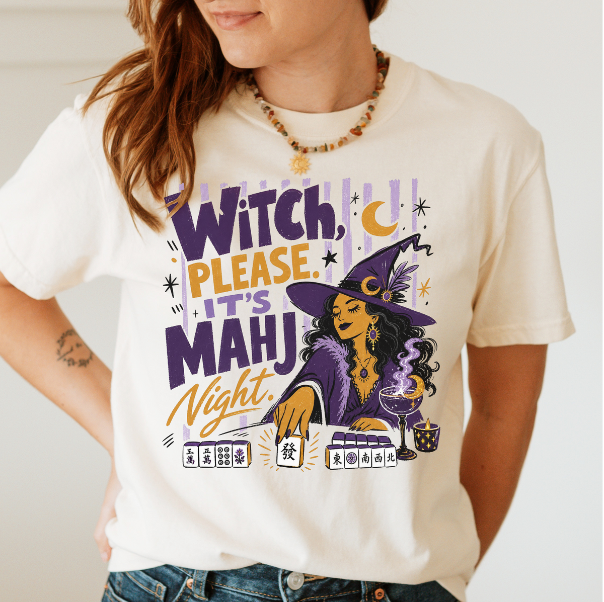 Witch Please It's Mahj Night Shirt