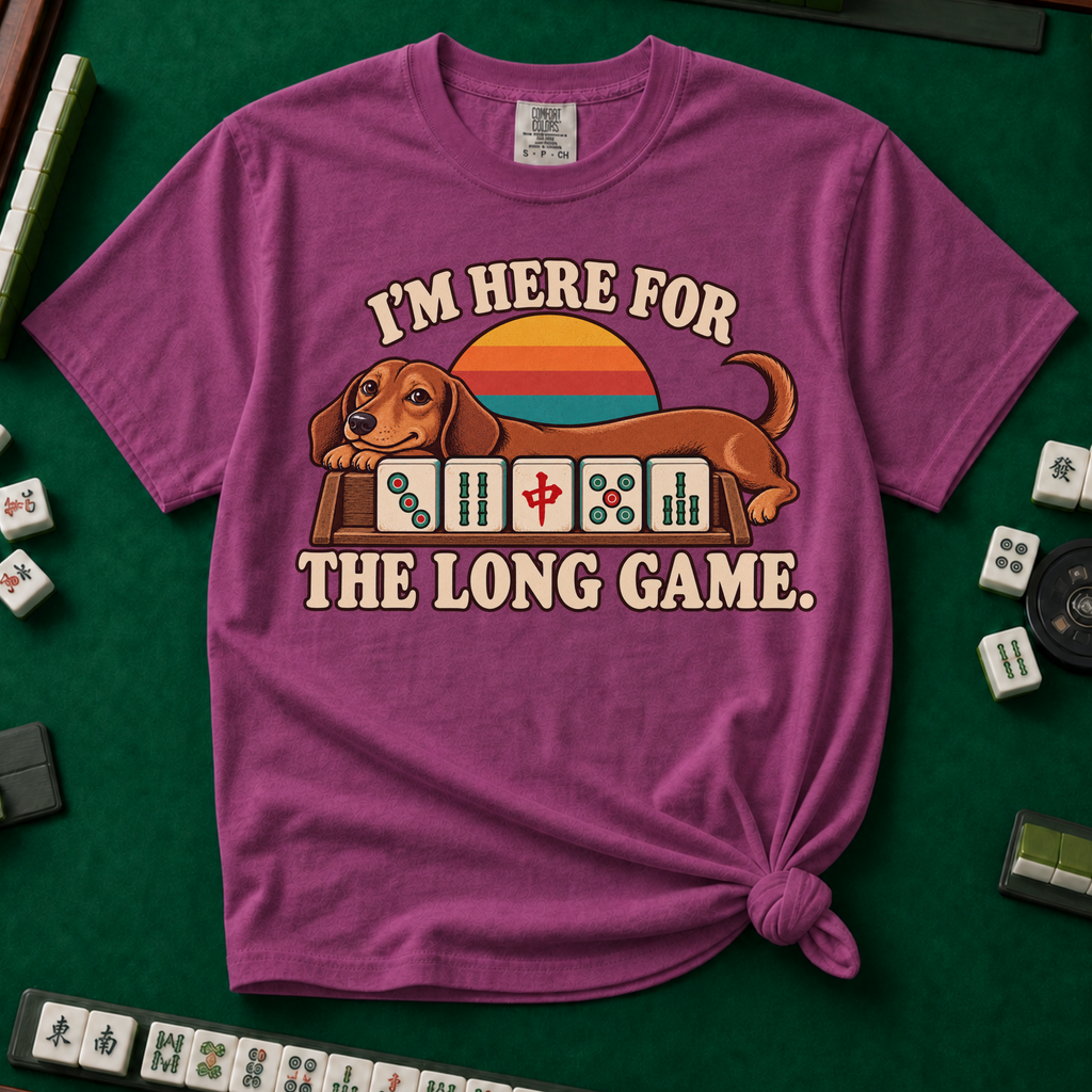 Long Game T-Shirt in Berry