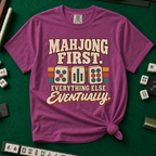 Mahjong First T-Shirt in Berry