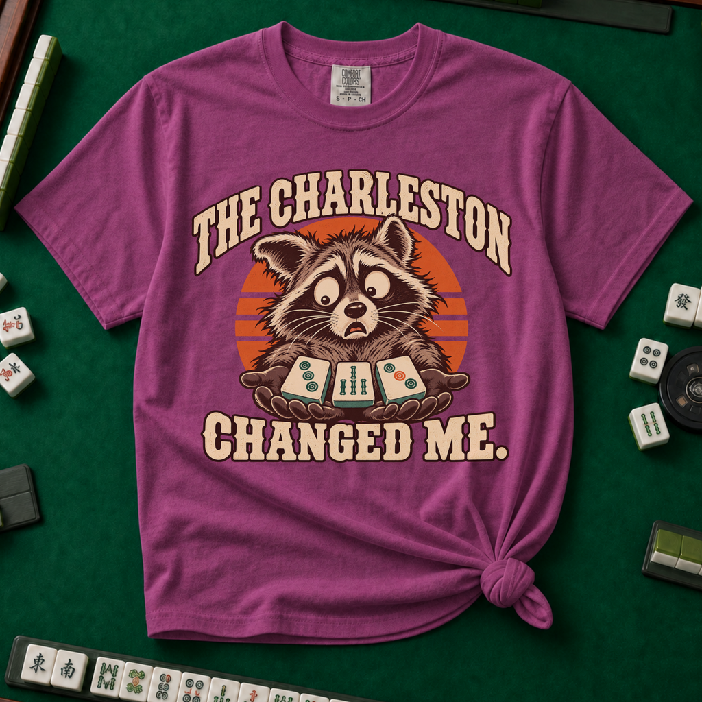 The Charleston Changed Me T-Shirt in Berry