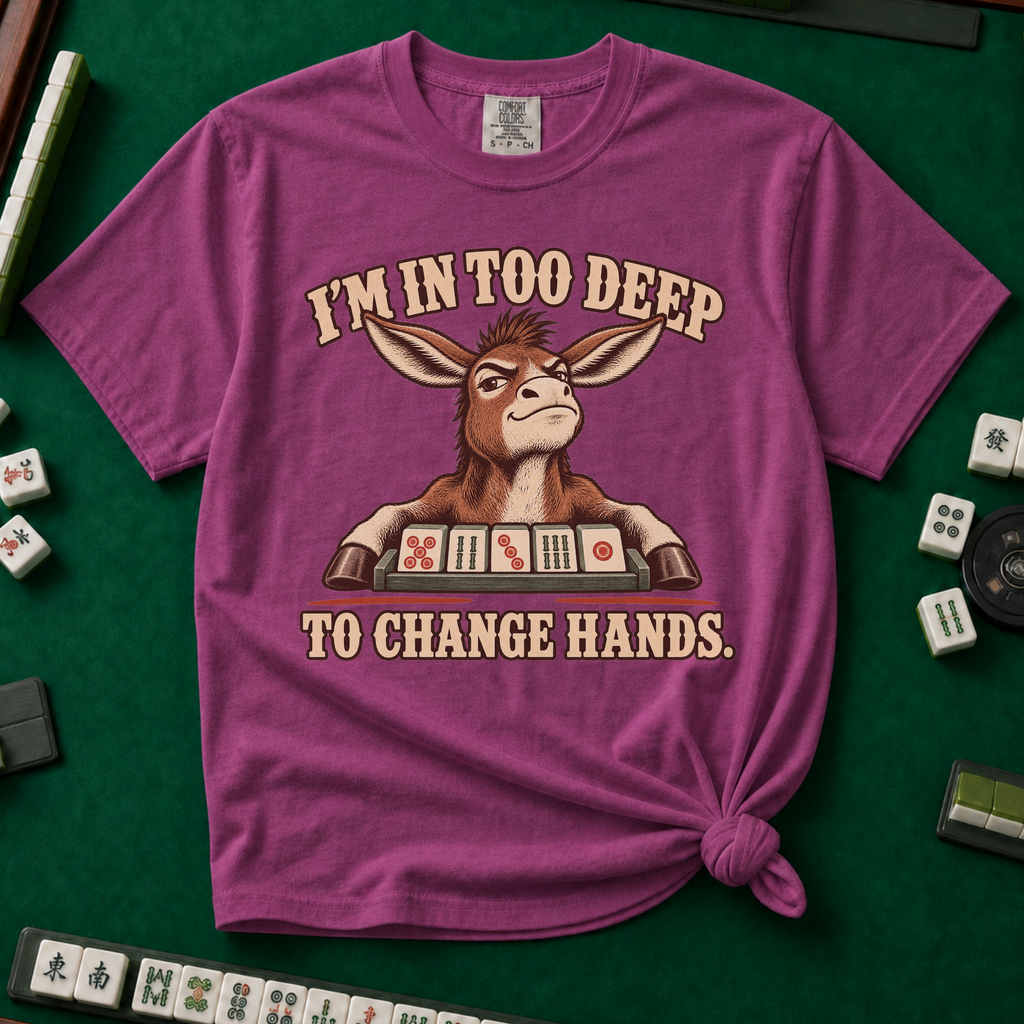 I'm In Too Deep T-Shirt in Berry