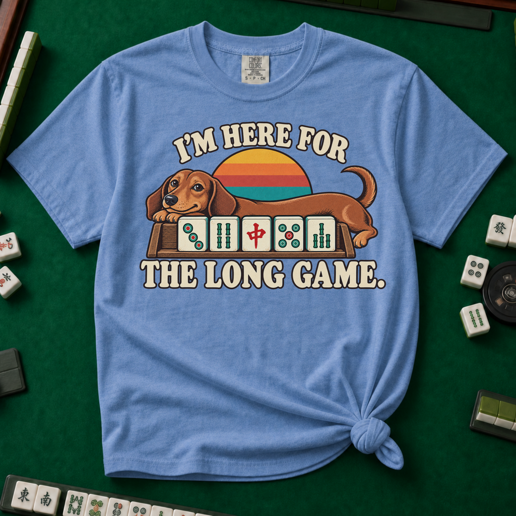 Long Game T-Shirt in Blue Jean