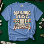 Mahjong First T-Shirt in Blue Jean