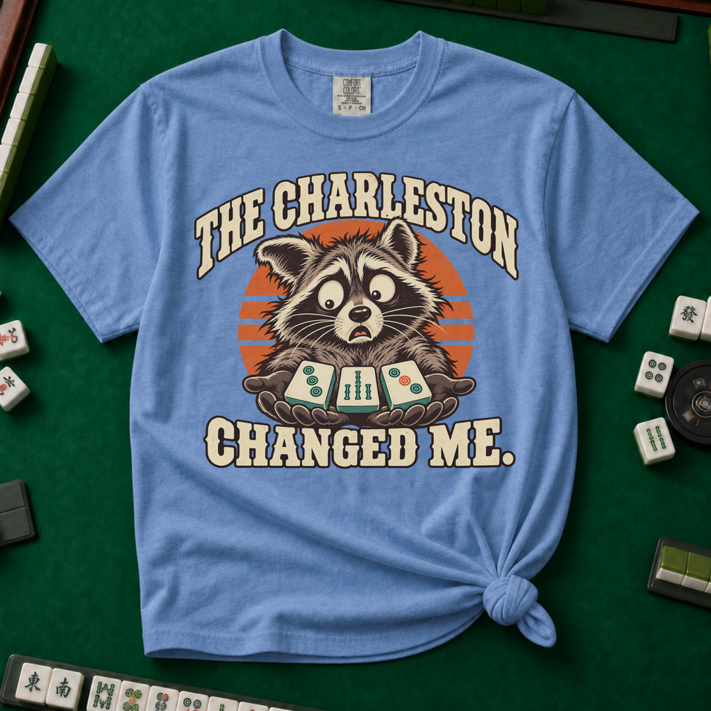 The Charleston Changed Me T-Shirt in Blue Jean