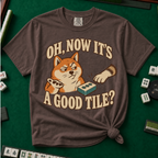 Now It's A Good Tile T-Shirt in Espresso