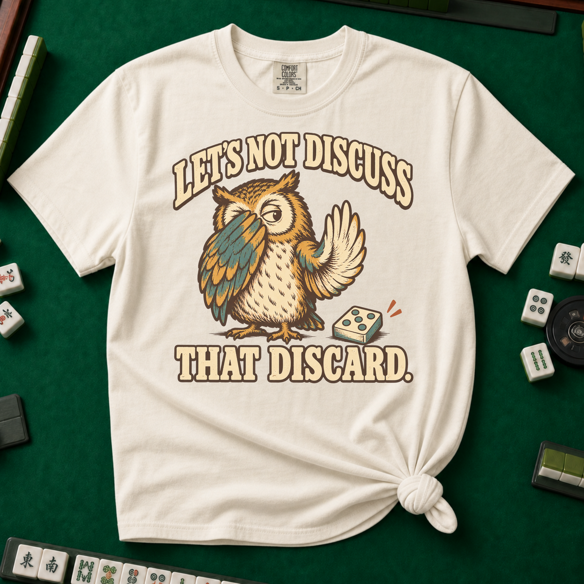 Let's Not Discuss That Discard T-Shirt in Ivory