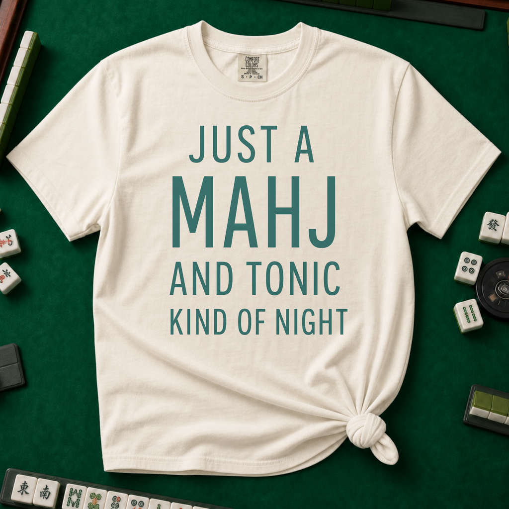 Mahj And Tonic T-Shirt in Ivory