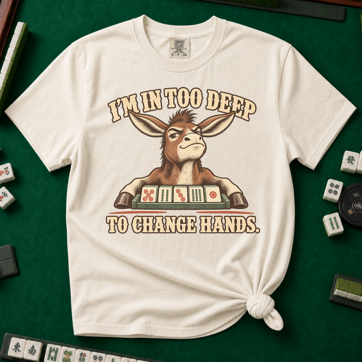 I'm In Too Deep T-Shirt in Ivory