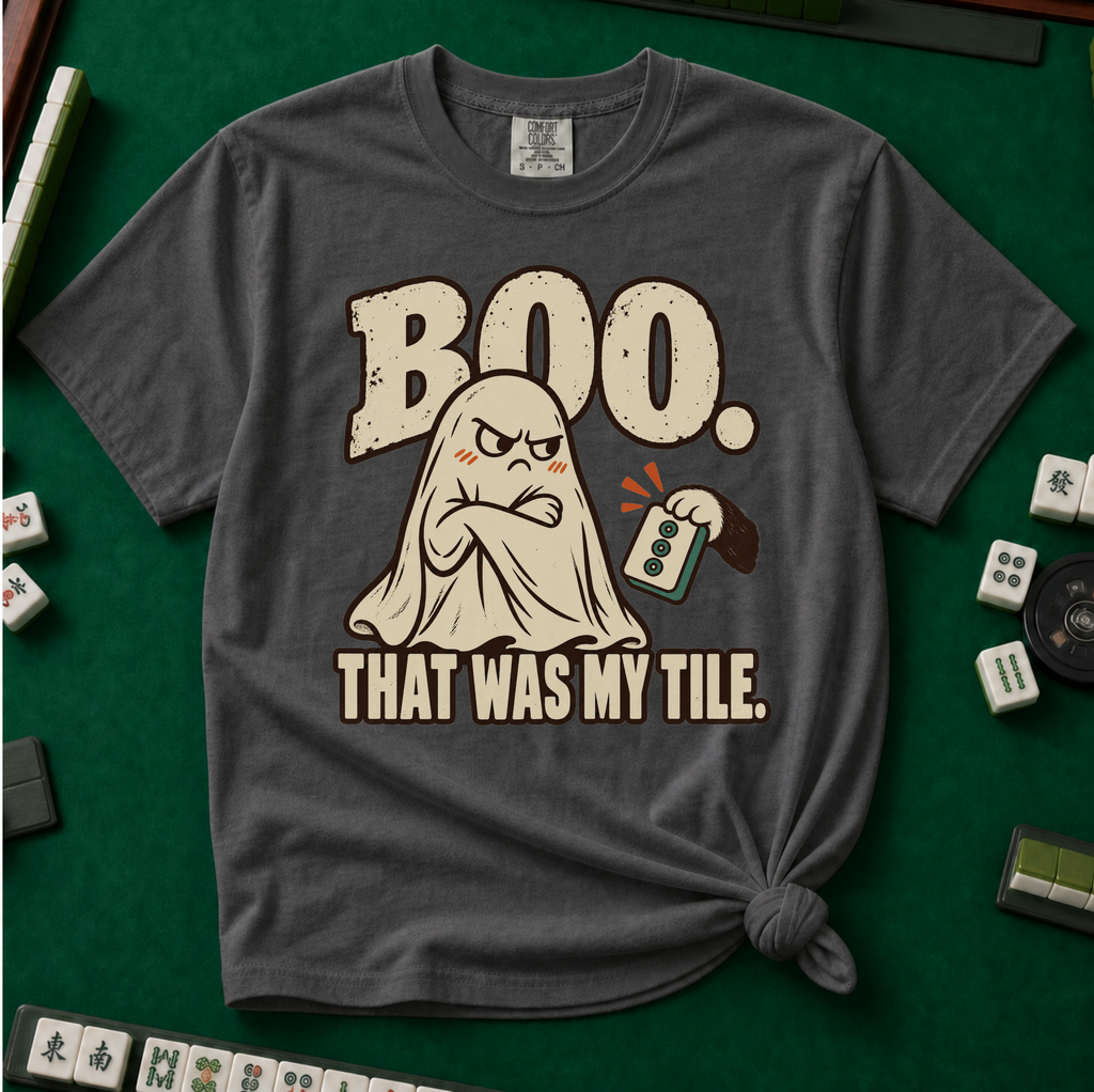 Boo. That Was My Tile T-Shirt in Pepper
