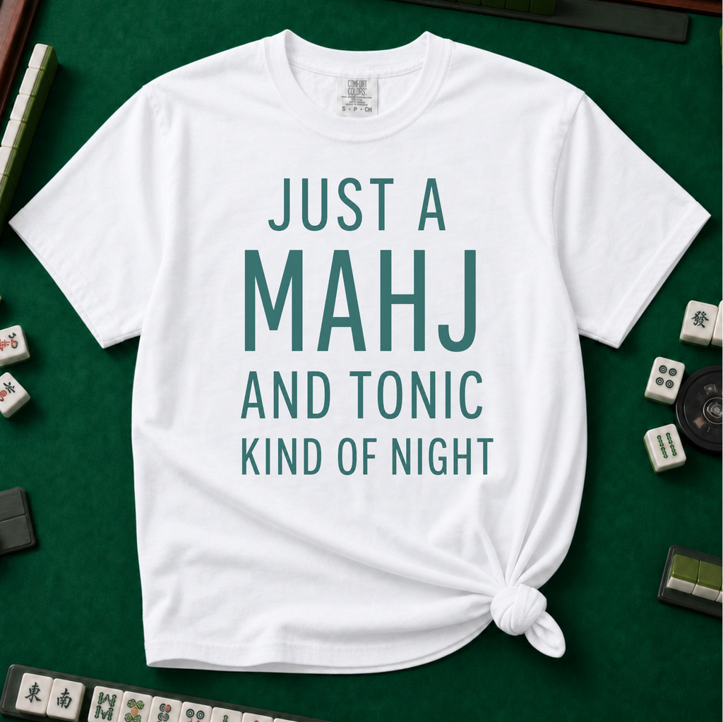 Mahj And Tonic T-Shirt in White