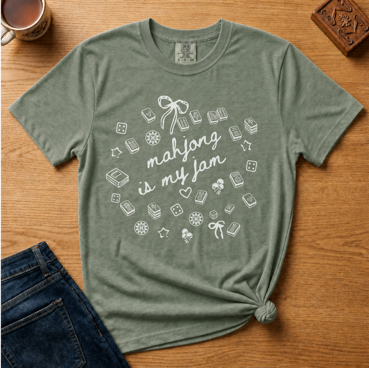 Mahjong Is My Jam Doodle Shirt