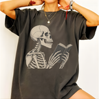 Skeleton Reading Book Lover Shirt